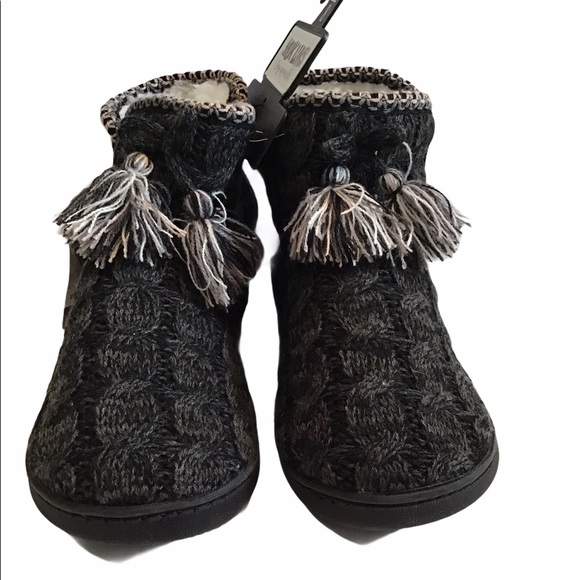 Muk Luks Shoes - Muk Luks Cozy Short Bootie Slipper NWT